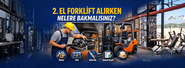 2. El Forklift Alırken Nelere Dikkat Edilmeli?